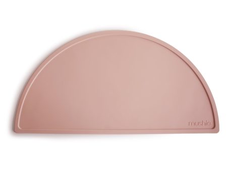 Mushie Kids Silicone Placemat Blush: A Stylish and Functional Addition to Mealtime Fashion