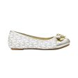 Michael Kors Kids  Girls Kenya Lock Logo Monogram Ballerinas For Cheap