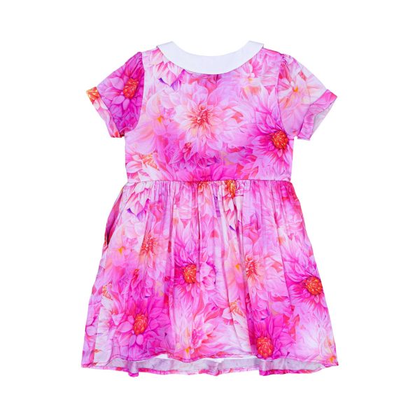 Escada Kids Girls  Floral Delight floral Pink Dress Online Sale