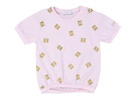 Escada Kids Girls  Playful Logo Pink T-Shirt on Sale