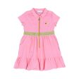 Escada Girls  Pink Zip-Front Polo Dress For Cheap