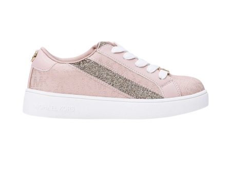 Michael Kors Kids JEM SLADE Monogram Lace Up Sneakers Fashion