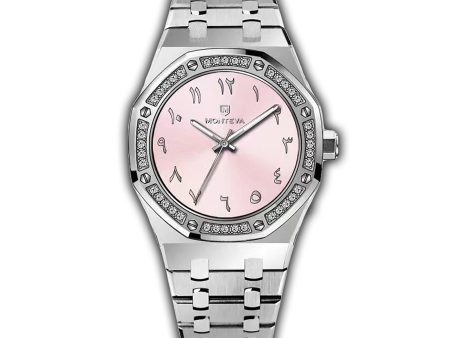 Monteva AP Ladies Watch with Arabic Numerals and Zircon Accents For Sale