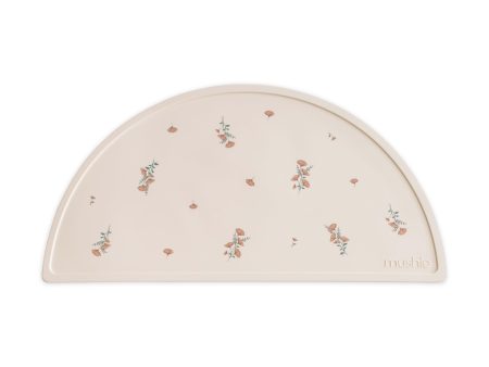 Mushie Kids Silicone Placemat Pink Flowers: A Stylish and Functional Dining Essential For Cheap