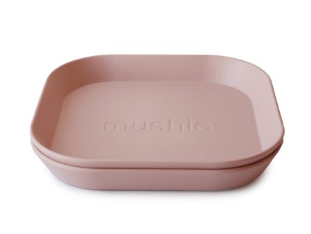 Mushie Square Dinner Plate Blush: A Stylish and Functional Dining Essential Supply