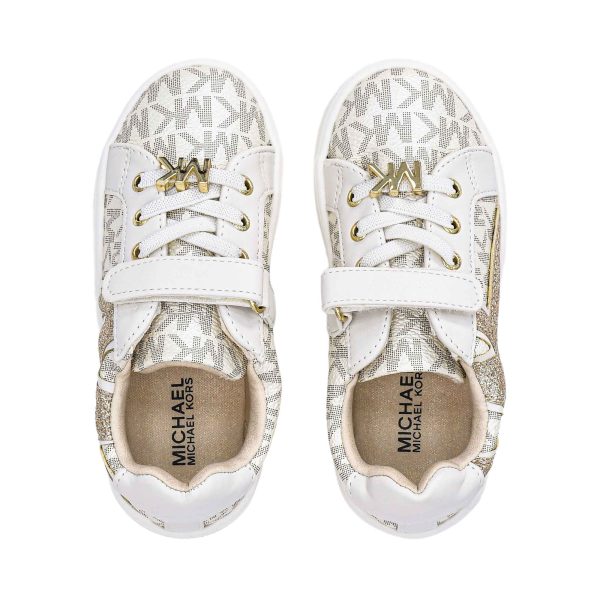 Michael Kors Kids JEM AIRIN Velcro Closure Sneakers on Sale