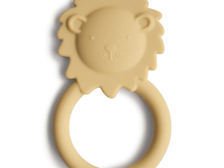 Mushie Silicone Teether Lion Soft Yellow: A Chewy and Adorable Companion for Teething Babies Online Hot Sale