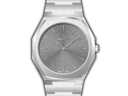 Monteva Slim Gents Watch with Gray Dial Cheap