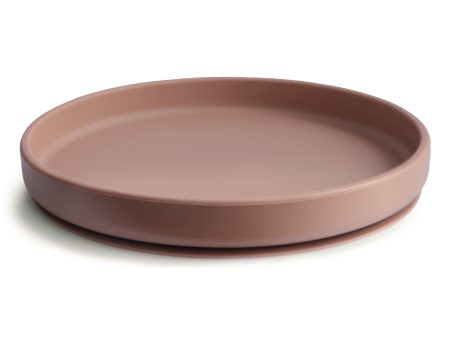 Mushie Kids Classic Silicone Suction Plate Cloud Mauve: A Stay-Put Solution for Mess-Free Mealtimes on Sale