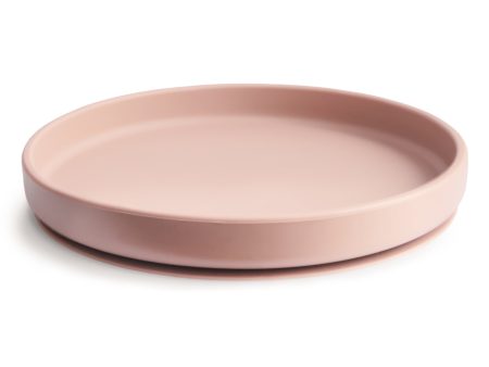 Mushie Kids Classic Silicone Suction Plate Blush: A Stay-Put Solution for Mess-Free Mealtimes Supply