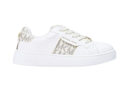 Michael Kors Kids JEM MAXINE Monogram Lace Up Sneakers Online