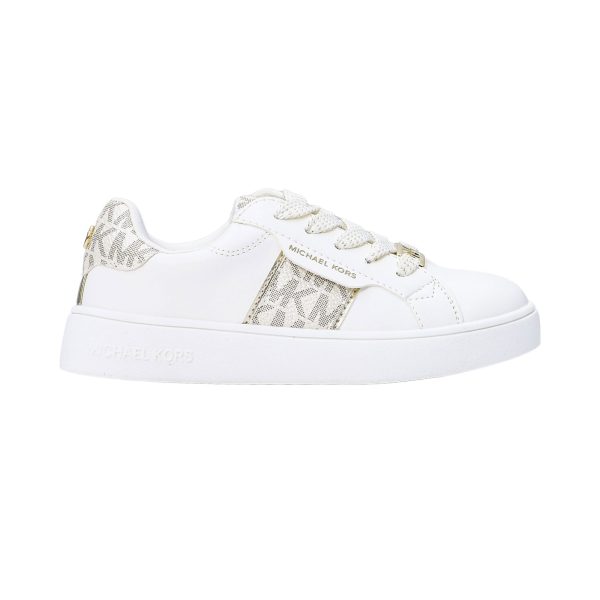 Michael Kors Kids JEM MAXINE Monogram Lace Up Sneakers Online