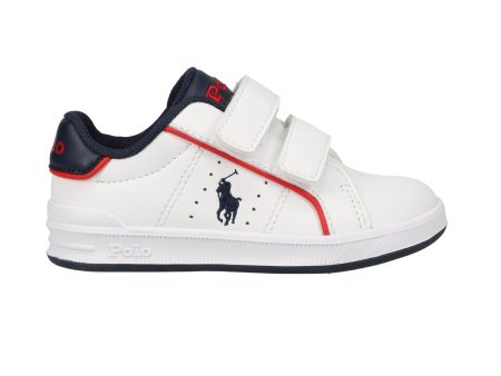 Polo Ralph Lauren Kids Boy s White Sneaker Hot on Sale