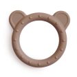 Mushie Kids Silicone Teether Bear - Natural | Soothing Relief for Sore Gums Online now