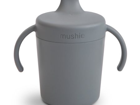 Mushie Kids Sippy Cup - Smoke | Transitional Feeding Essential For Cheap