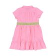 Escada Girls  Pink Zip-Front Polo Dress For Cheap