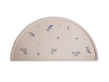 Mushie Kids Silicone Placemat Lilac Flowers: A Stylish and Functional Dining Essential For Cheap