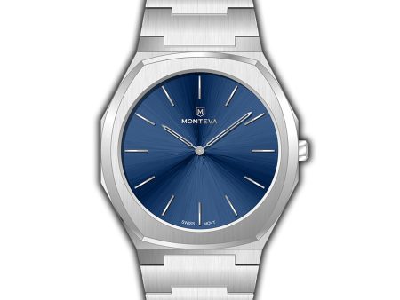 Monteva Slim Gents Watch with Dark Blue Dial Online Sale