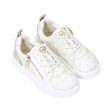 Michael Kors Kids JEM ALEX Monogram Lace Up Sneakers Fashion