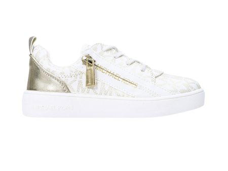 Michael Kors Kids JEM ALEX Monogram Lace Up Sneakers Fashion