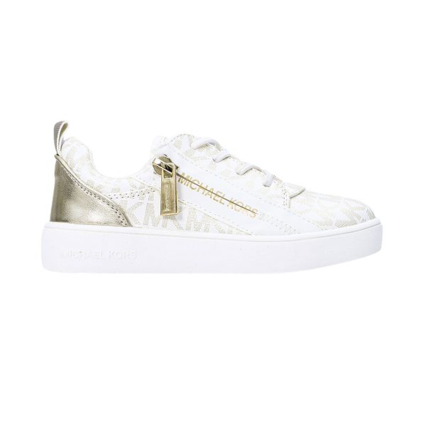 Michael Kors Kids JEM ALEX Monogram Lace Up Sneakers Fashion