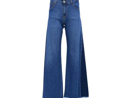 Oblique Women s Light Blue Large Legs Jeans Cheap