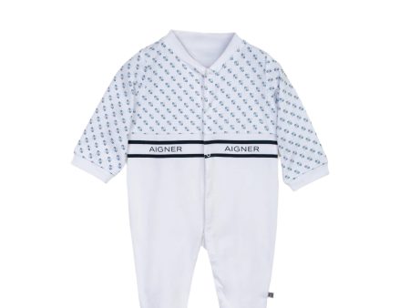 Aigner Kids New Bon Set of Sleepsuit & Hat For Discount