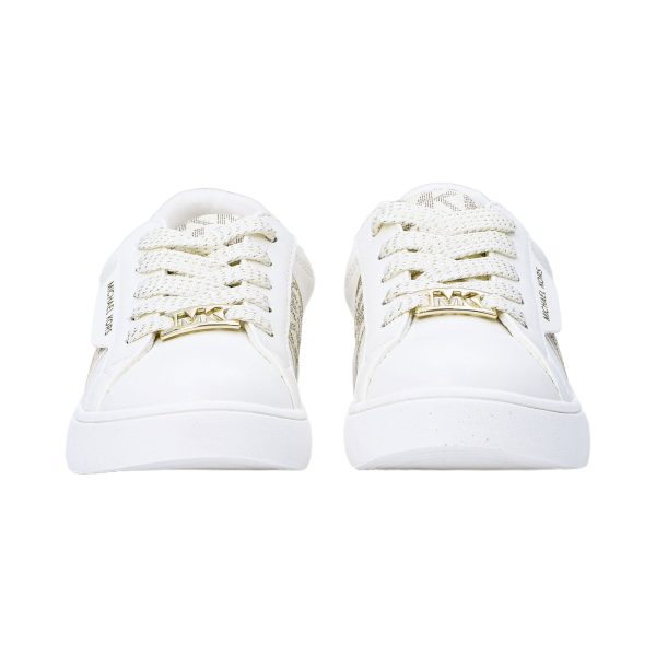 Michael Kors Kids JEM MAXINE Monogram Lace Up Sneakers Online