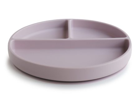 Mushie kids New Born Silicone Divided Plate Soft Lilac For Cheap