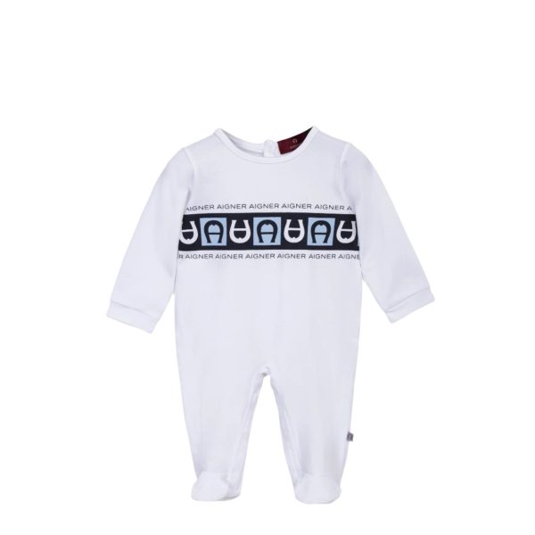 Aigner Kids New Born Boy s Set Sleepsuit & Hat Discount