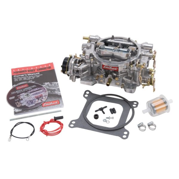 Edelbrock Carburetor Performer Series 4-Barrel 600 CFM Electric Choke Satin Finish Sale