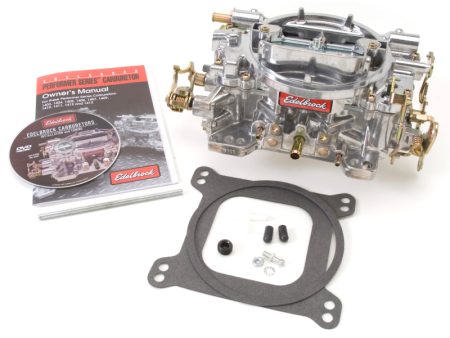 Edelbrock Carburetor Performer Series 4-Barrel 750 CFM Manual Choke Satin Finish on Sale