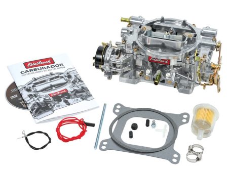 Edelbrock Carburetor Performer Series 4-Barrel 500 CFM Electric Choke Satin Finish Cheap