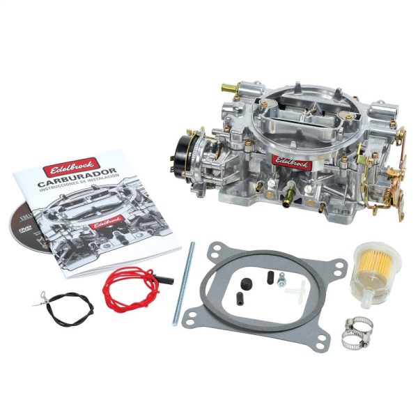 Edelbrock Carburetor Performer Series 4-Barrel 500 CFM Electric Choke Satin Finish Cheap