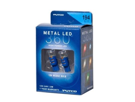 Putco 194 - Blue Metal 360 LED For Sale