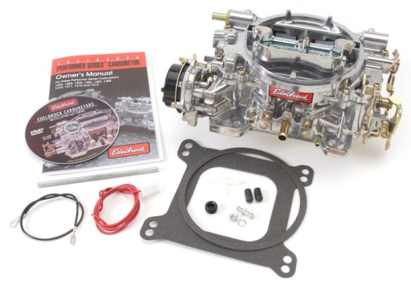 Edelbrock Carburetor Performer Series 4-Barrel 500 CFM Electric Choke Satin Finish Cheap